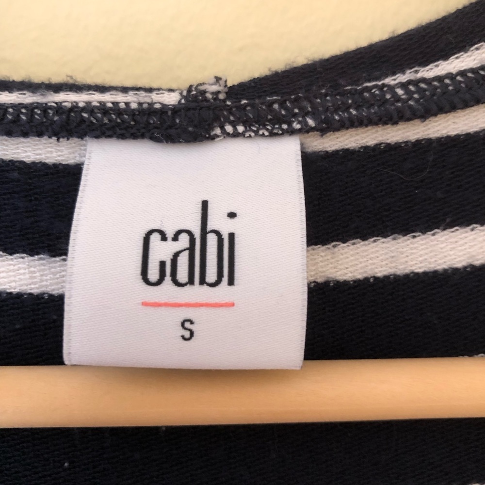 Cabi Dockside Dress striped hooded short style 5409 - size small EUC - Picture 6 of 6